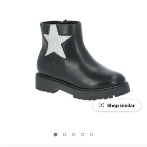 Brand New: Wonder Nation Girls Glitter Star Chelsea Boot